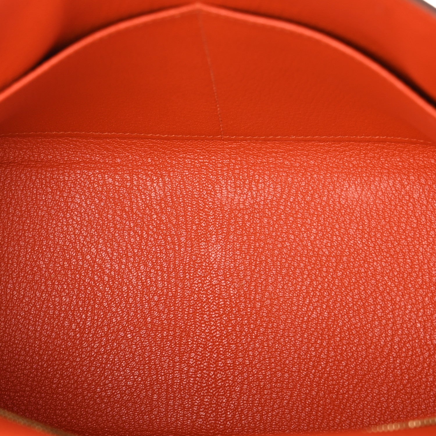 Hermes Taurillon Clemence Kelly Retourne 28 Orange 5 of 12