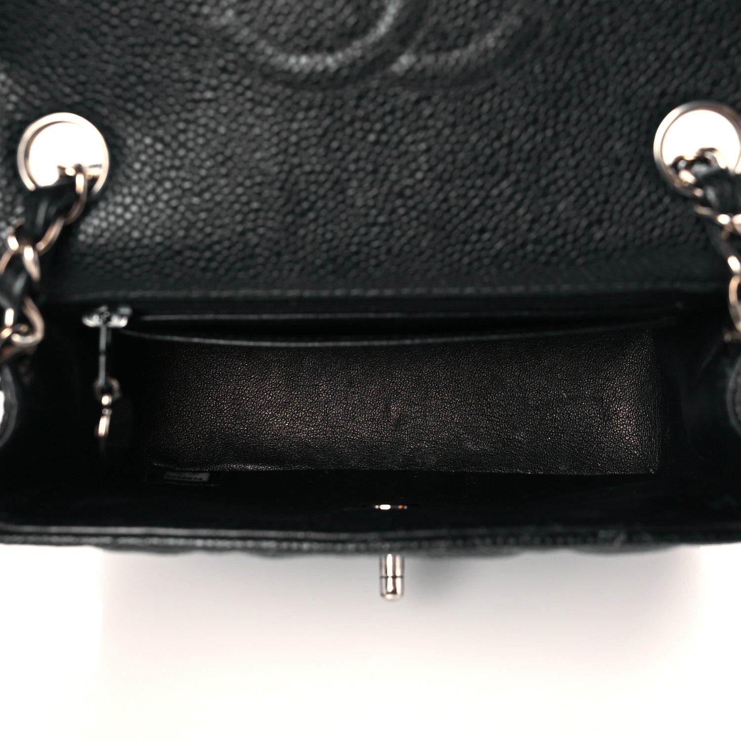 Chanel Caviar Quilted Mini Square Flap Black 5 of 11