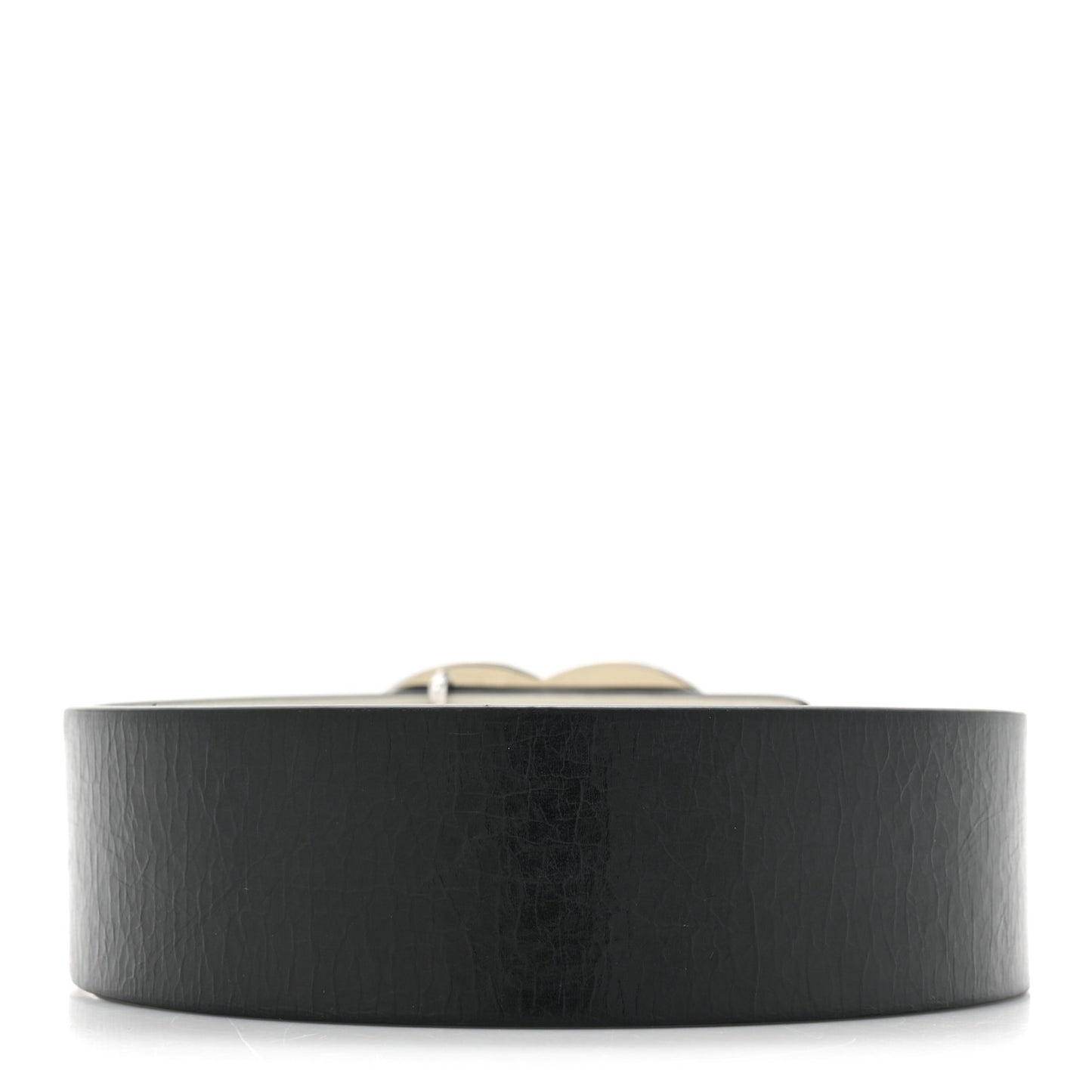 Patent Calfskin CC Reversible Belt 85 34 Black White