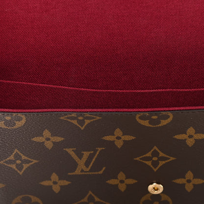 Louis Vuitton Monogram Pochette Felicie Chain Wallet Fuchsia 10 of 13