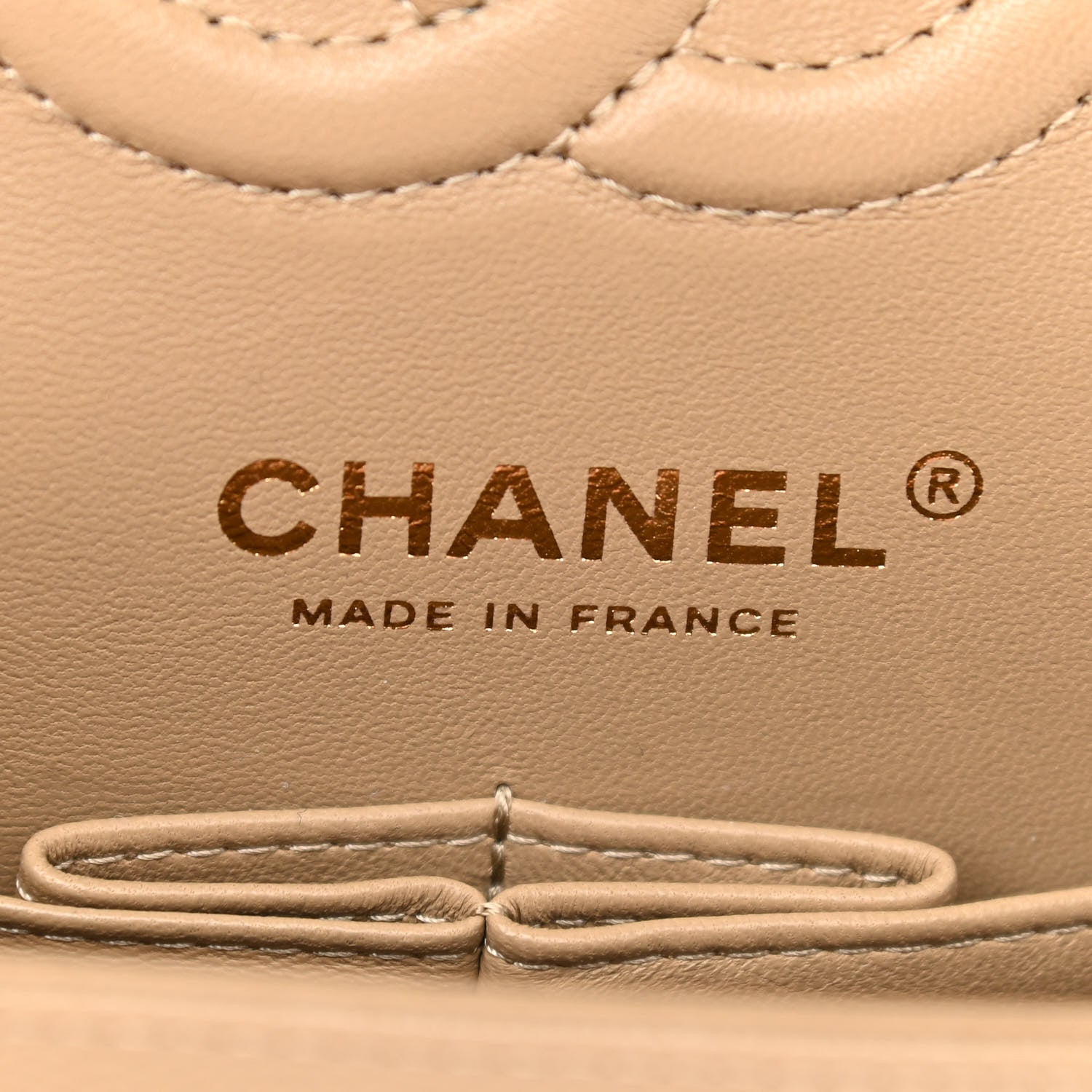 Chanel Caviar Quilted Small Double Flap Dark Beige 6 of 11