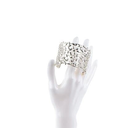 Tiffany Sterling Silver Wide Paloma Picasso Olive Leaf Cuff Bracelet 2 of 5
