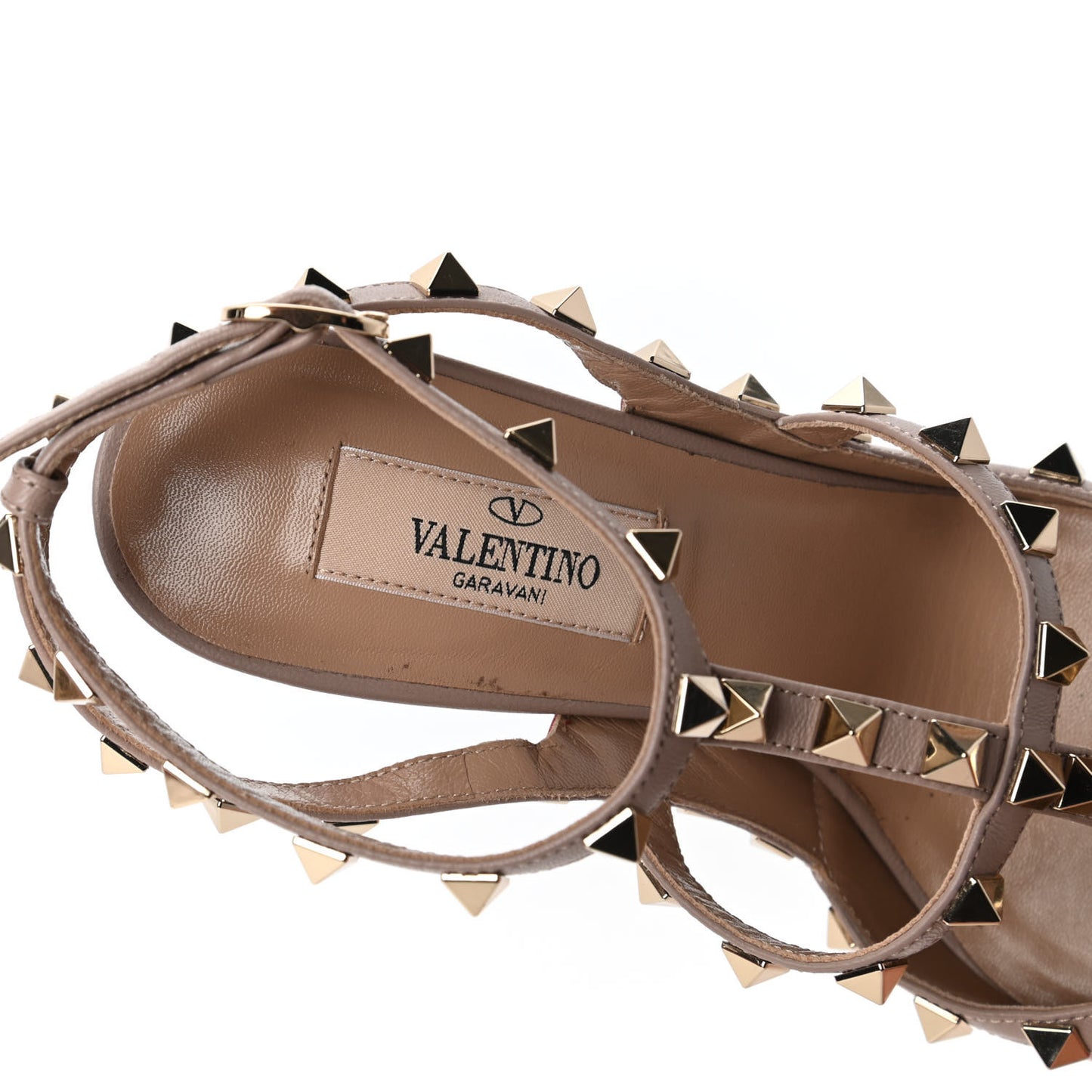 Patent Rockstud Ankle Strap 100mm Pumps 37 Rock Pink Poudre