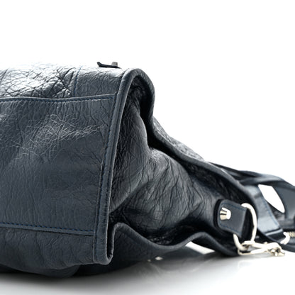Balenciaga Agneau Classic Silver Hardware City Bleu Obscur 10 of 11