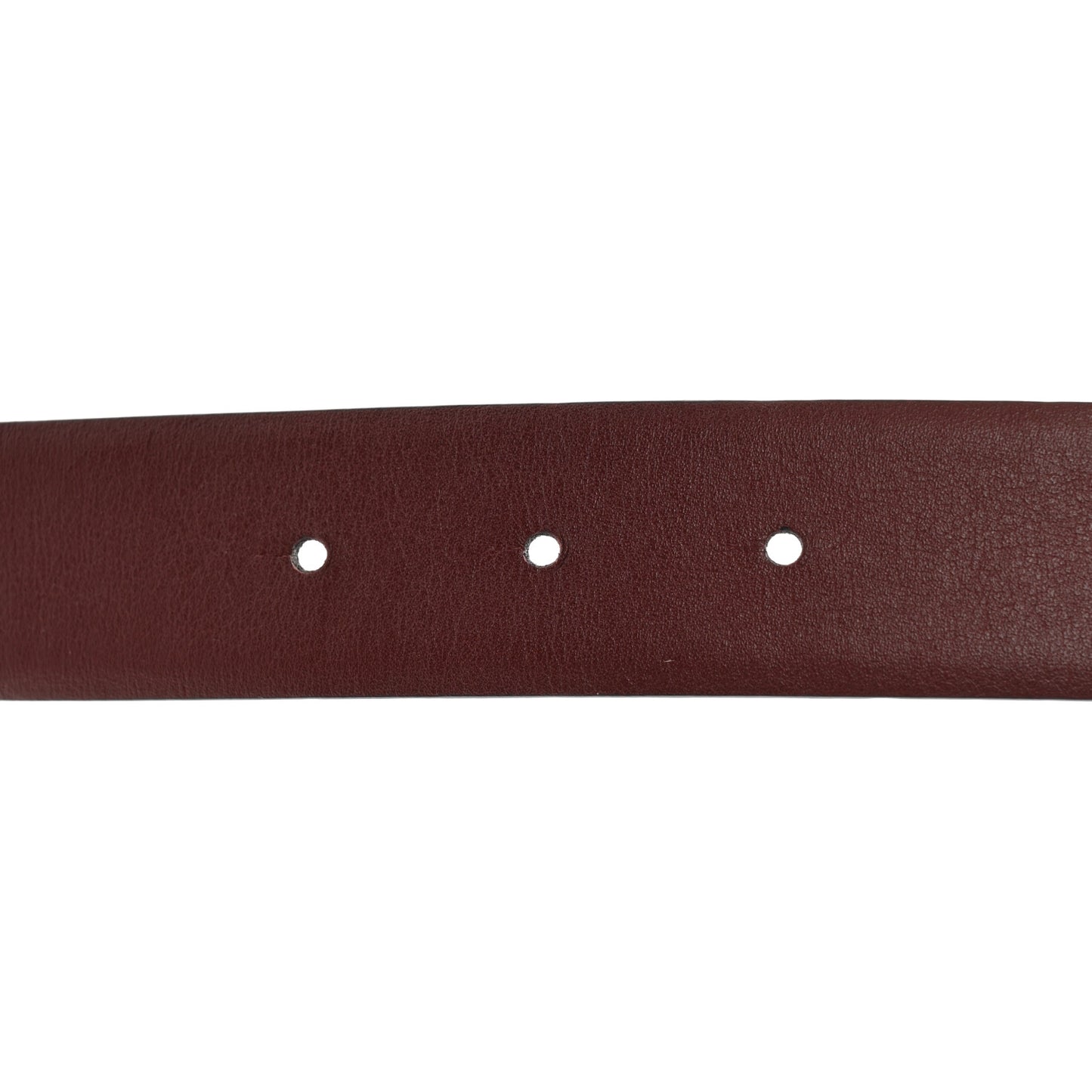 Calfskin CC Reversible Belt 90 36 Black Burgundy