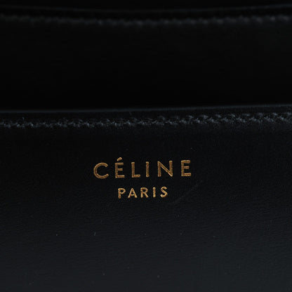 Celine Box Calfskin Medium Classic Box Flap Bag Black 6 of 7