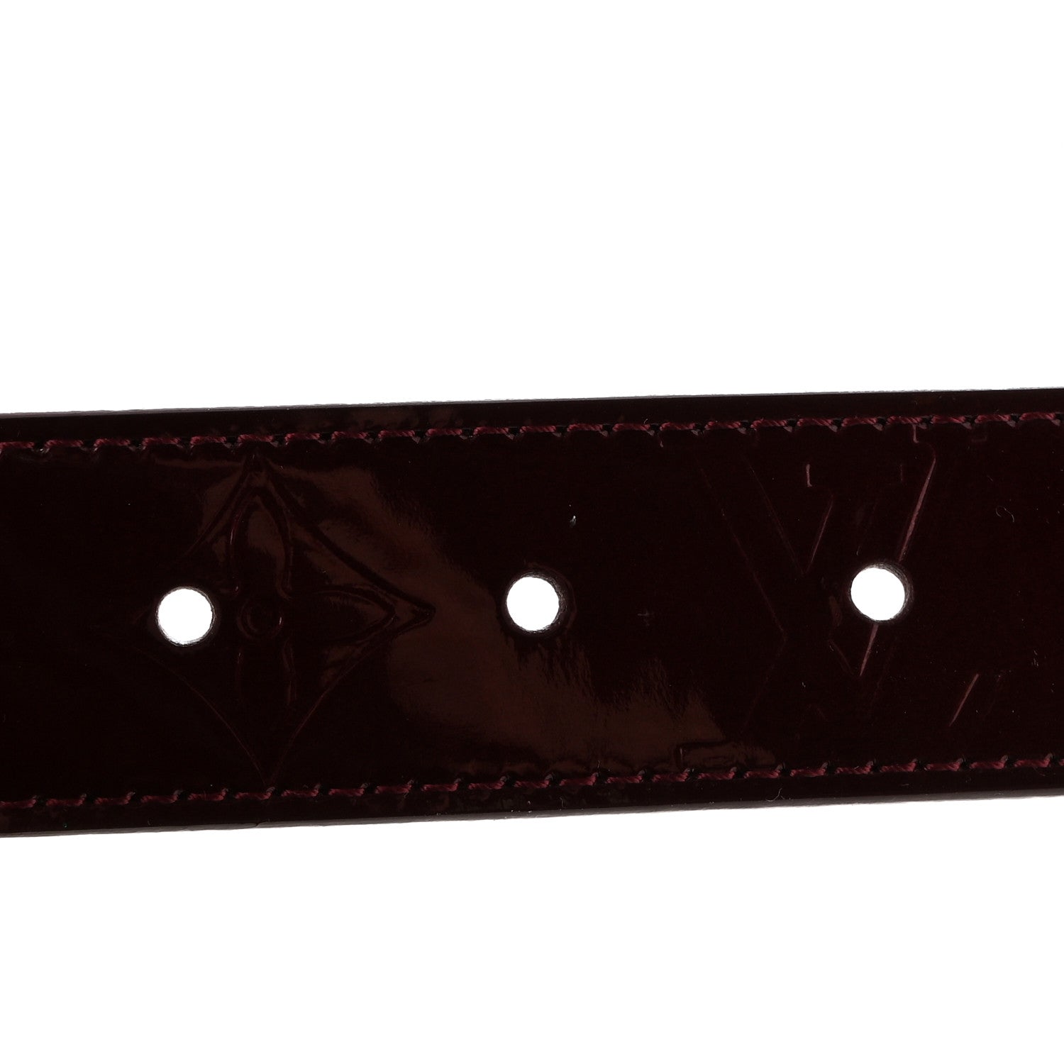 Louis Vuitton Vernis LV Frame Belt 90 36 Rouge Fauviste 6 of 8