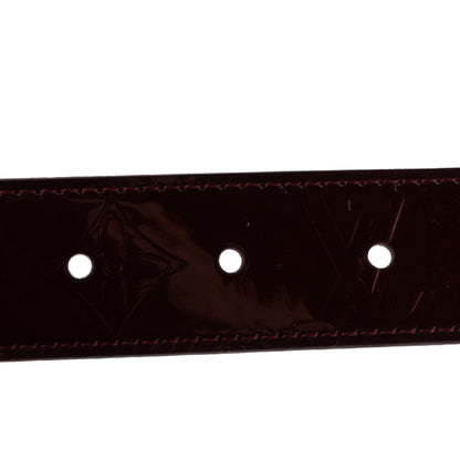 Louis Vuitton Vernis LV Frame Belt 90 36 Rouge Fauviste 6 of 8