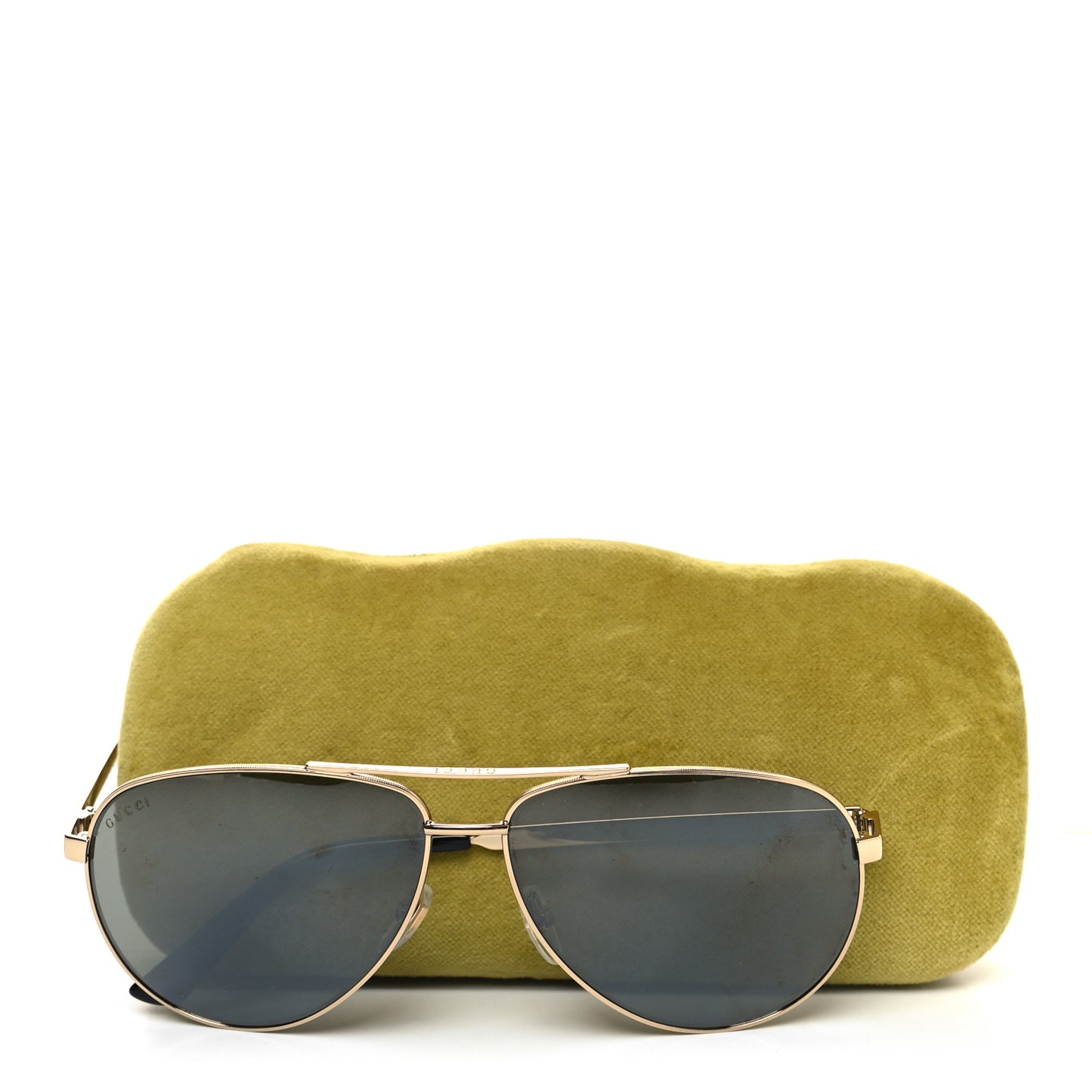 Web Aviator Sunglasses GG0137S Gold Black