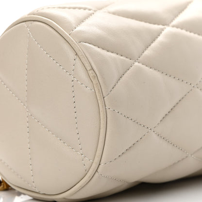 Saint Laurent Lambskin Monogram Mini Sade Tube Bag Crema Soft 9 of 11