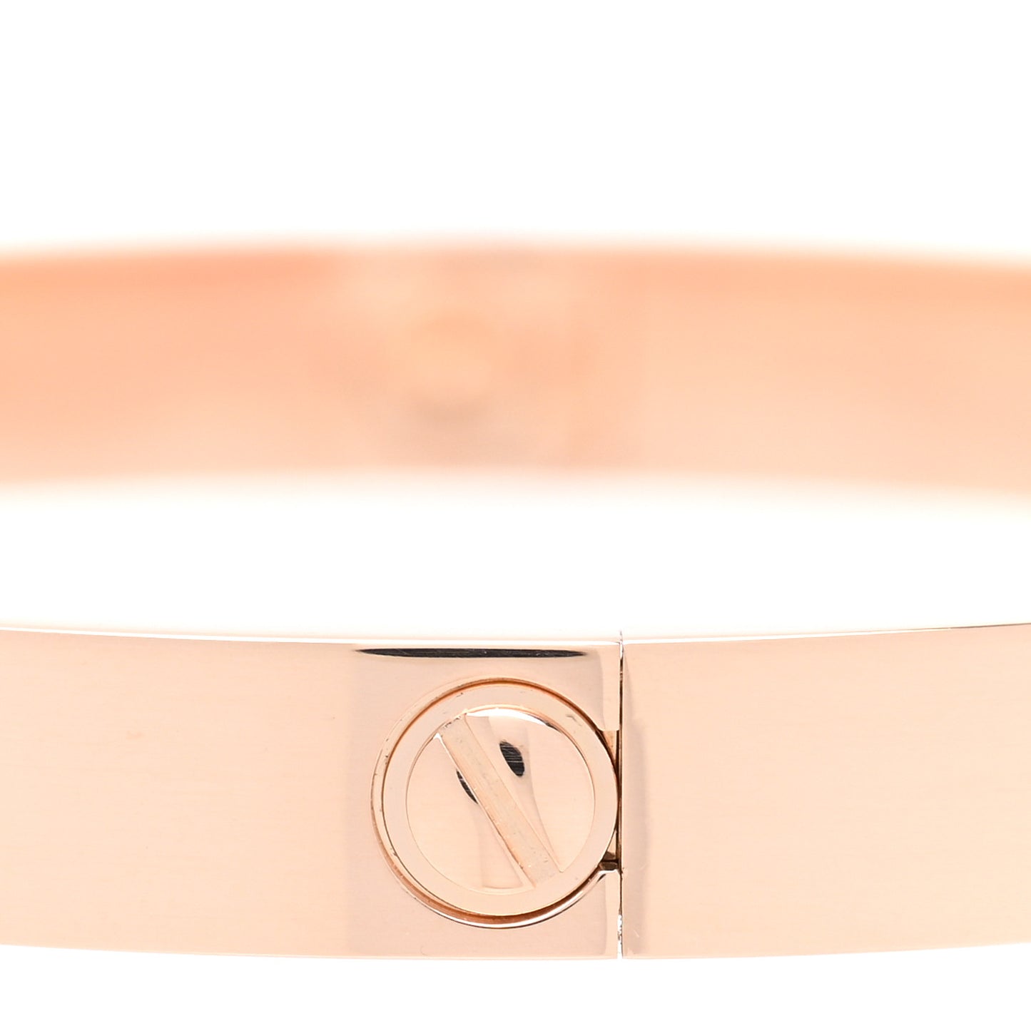 18K Pink Gold LOVE Bracelet 17