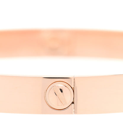Cartier 18K Pink Gold LOVE Bracelet 17 5 of 9