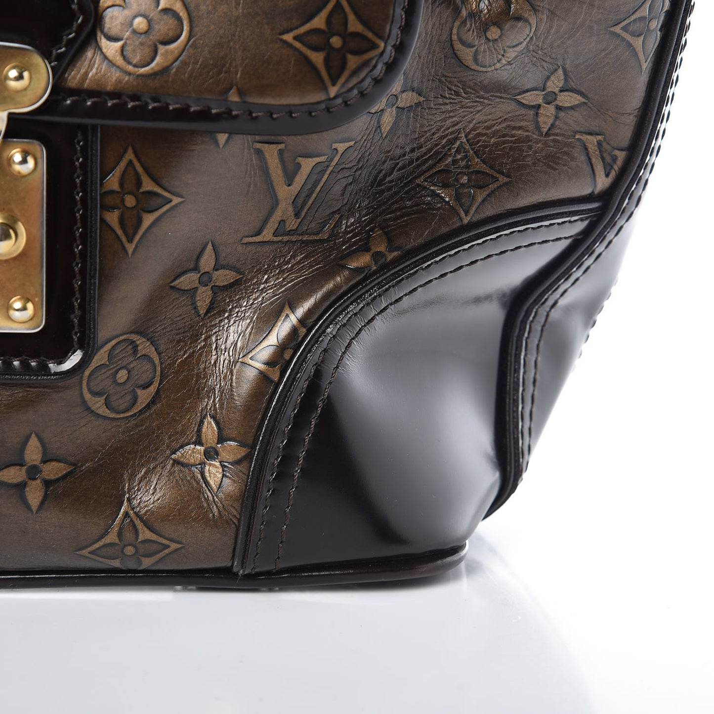 Monogram Embossed Sergent PM Bronze