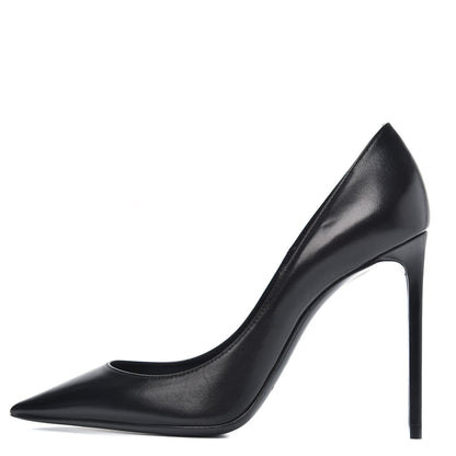 Saint Laurent Calfskin Zoe 105 Pump 36 Black 1 of 9