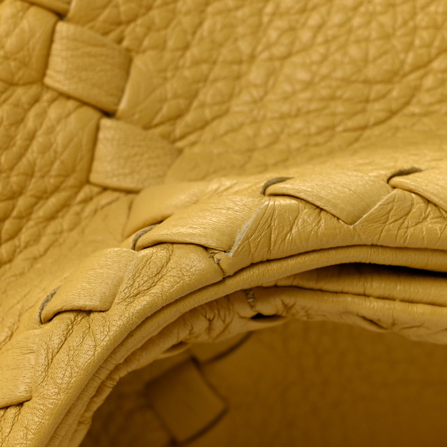 Cervo Deerskin Large Hobo Yellow