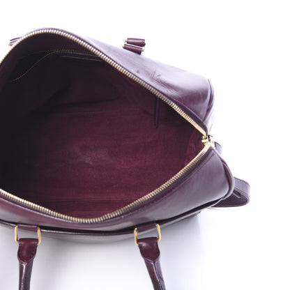 Saint Laurent Calfskin Classic Duffle 6 Amarena 4 of 21