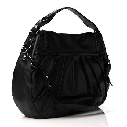 Gucci Pebbled Calfskin Medium Icon Bit Shoulder Bag Black 2 of 4
