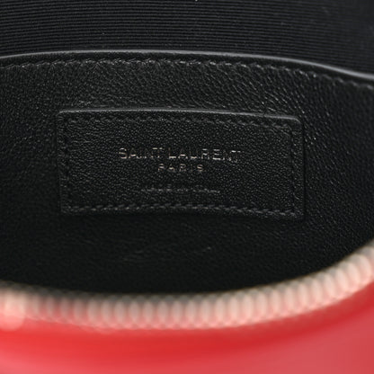 Saint Laurent Calfskin Heart Monogram Crossbody Red 6 of 10