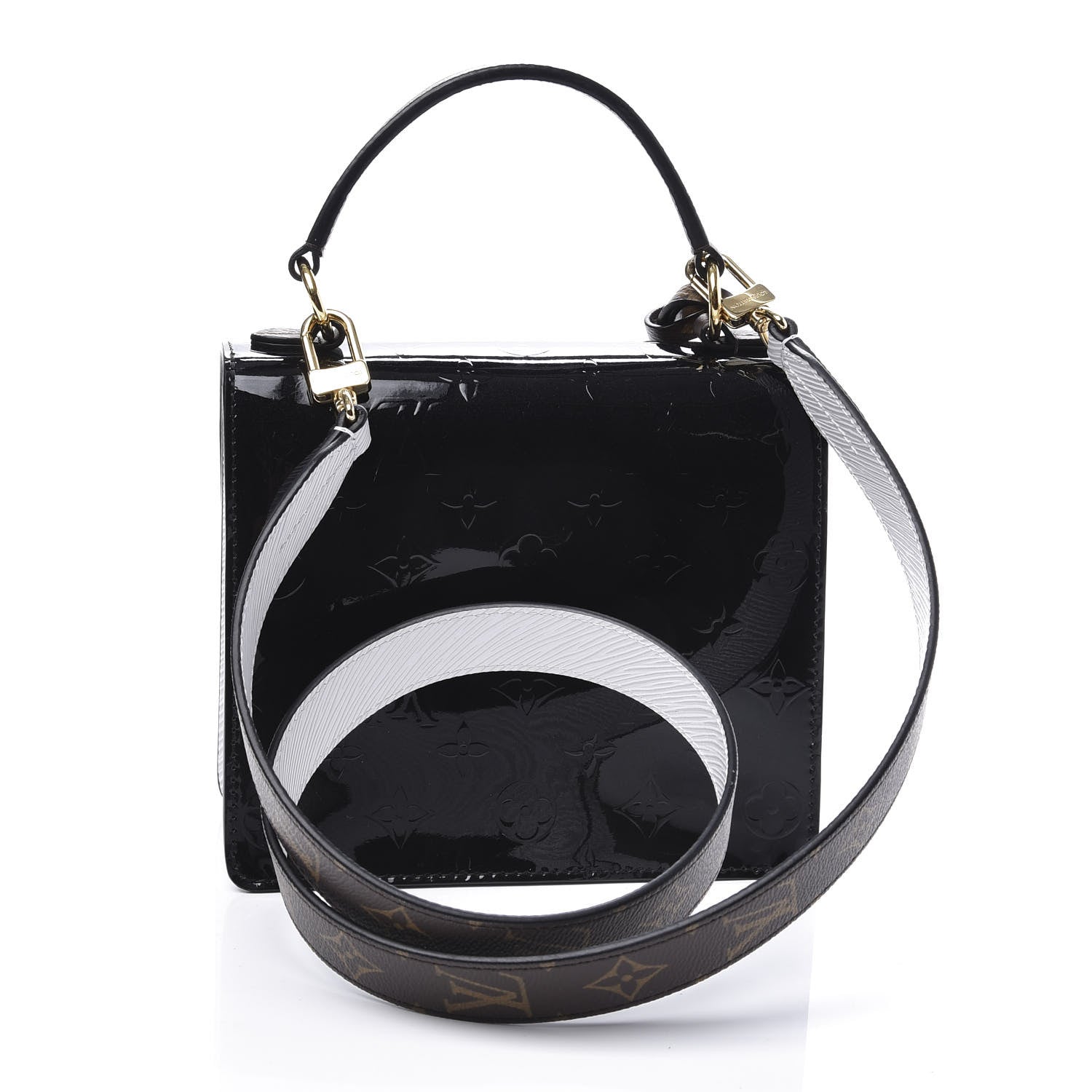 Louis Vuitton Vernis Epi Monogram Spring Street Black 2 of 12