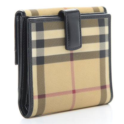 Burberry House Check Compact Wallet Black 3 of 12