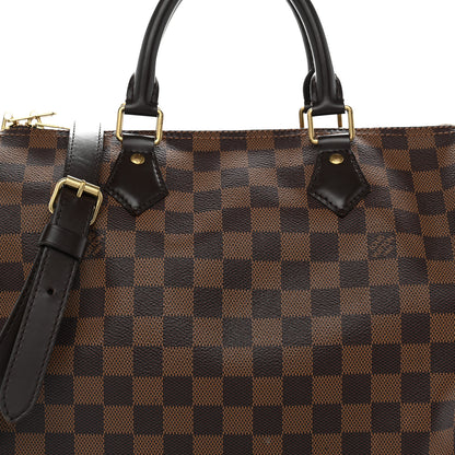 Louis Vuitton Damier Ebene Speedy Bandouliere 30 8 of 12