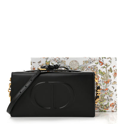 Christian Dior Calfskin CD Signature Clutch Black 10 of 10