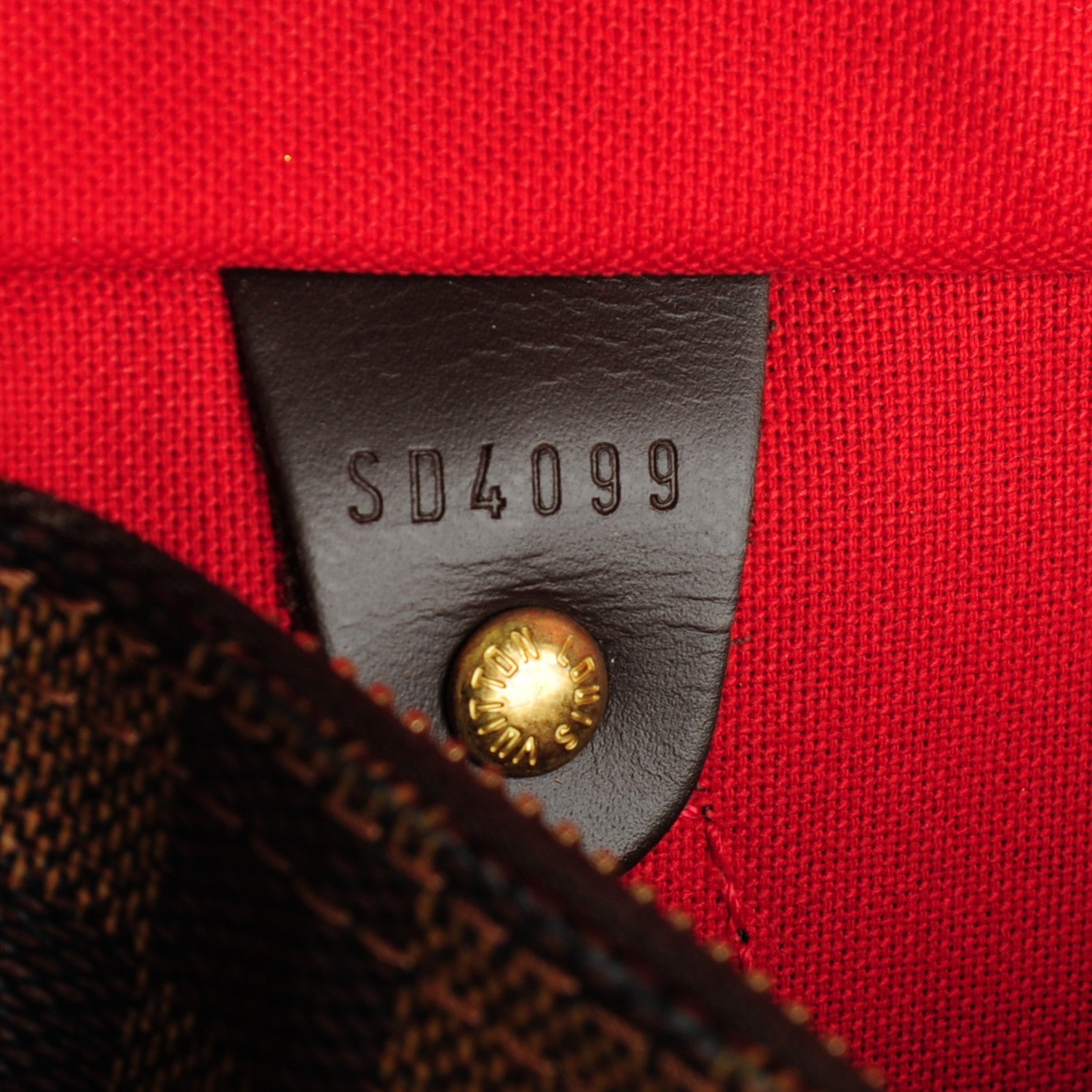 Louis Vuitton Damier Ebene Speedy 25 8 of 8