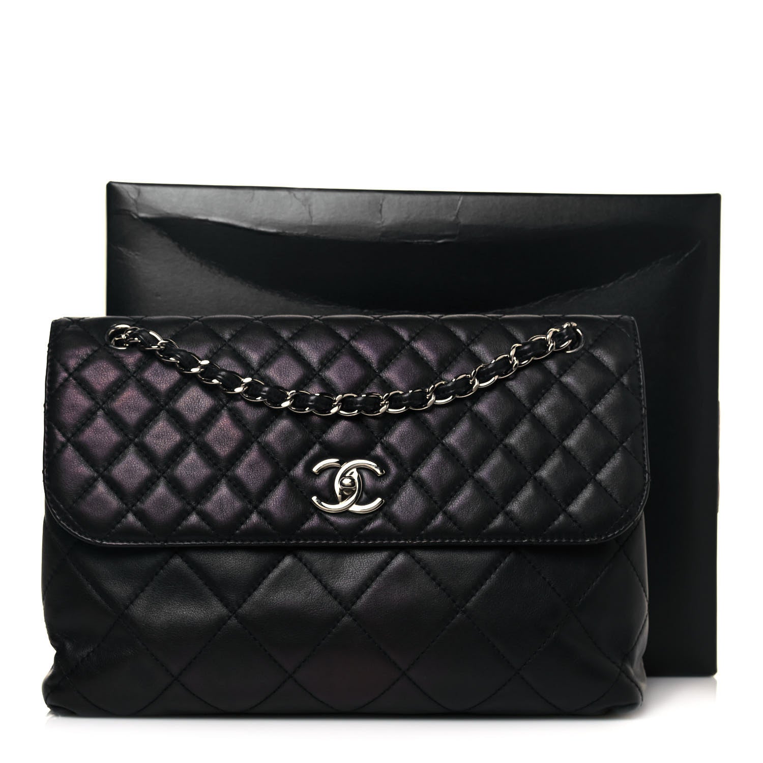 Chanel Calfskin Quilted In The Business Flap Bag Black 18 of 18