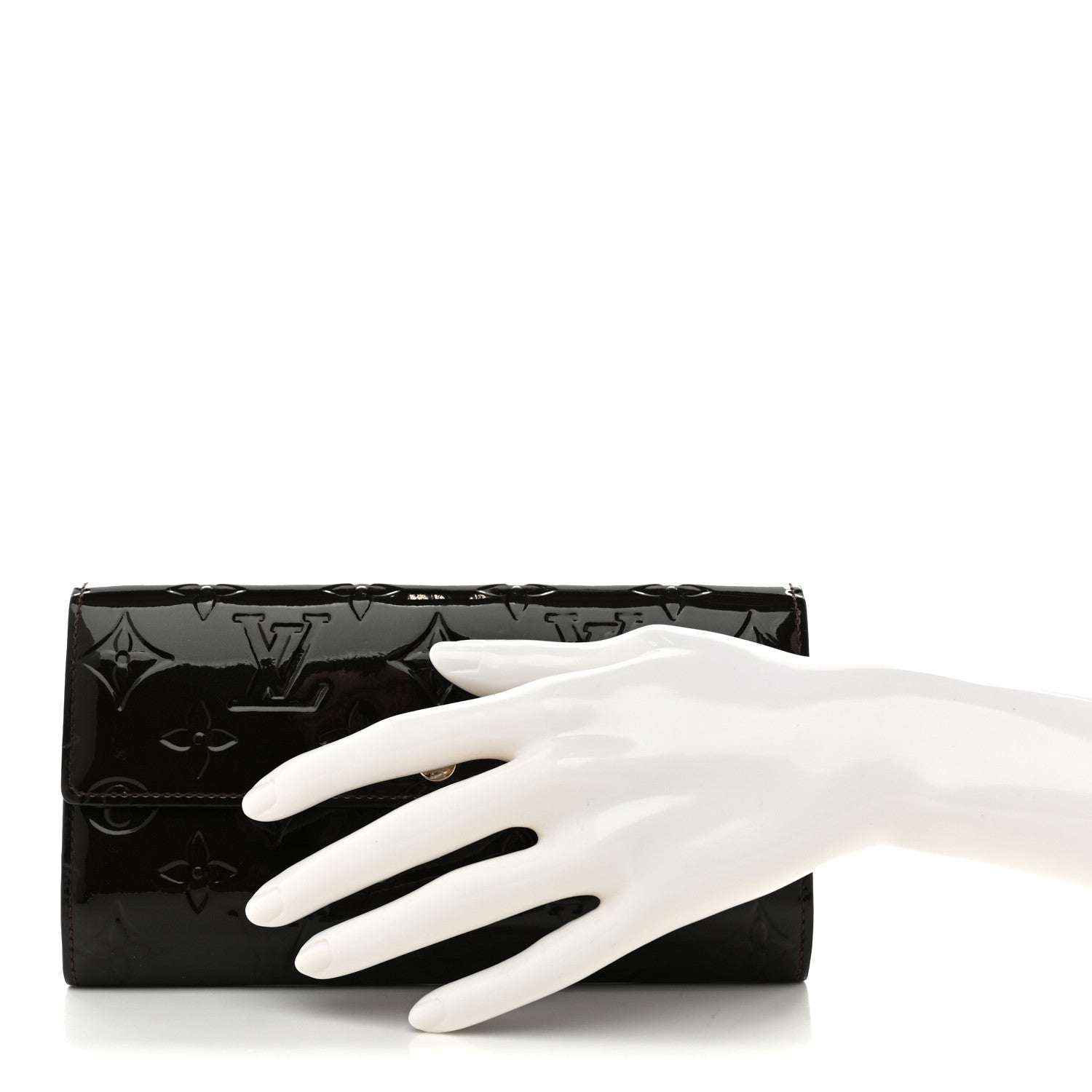 Louis Vuitton Vernis Sarah Wallet Amarante 2 of 11