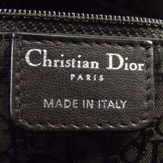 Christian Dior Patent Croc Gaucho Sports Tote 7 of 10