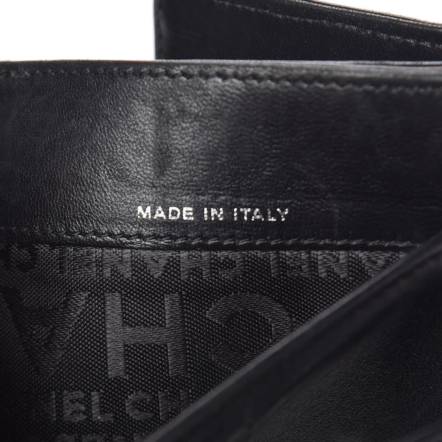 Lambskin Precious Symbols French Wallet Black