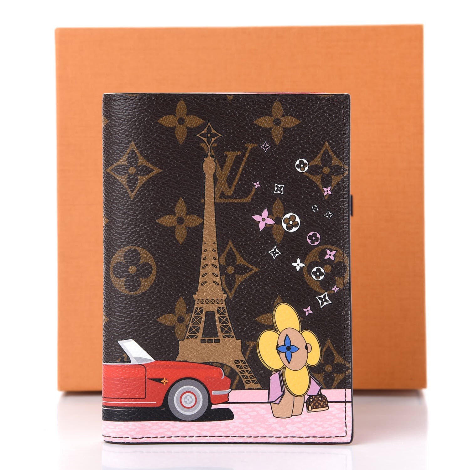 Louis Vuitton Monogram 2019 Christmas Animation Passport Cover Rouge 9 of 9