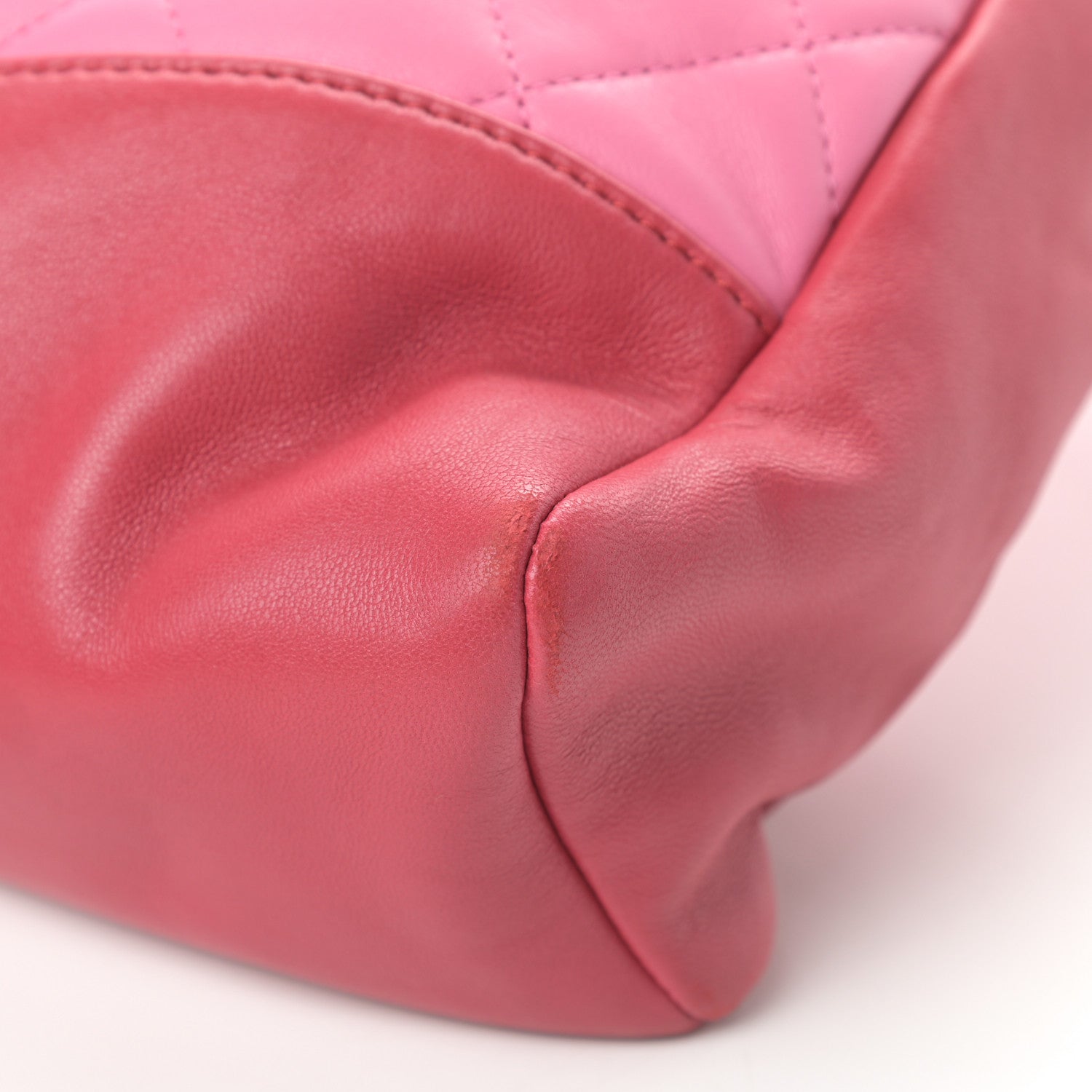 Chanel Aged Calfskin Quilted Large 31 Shopping Bag Pink Light Red 10 of 16