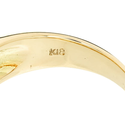 Parker & West by FASHIONPHILE 18K Yellow Gold Diamond 2.22ctw Three Row Dome Band Ring  50 5.5 9 of 10