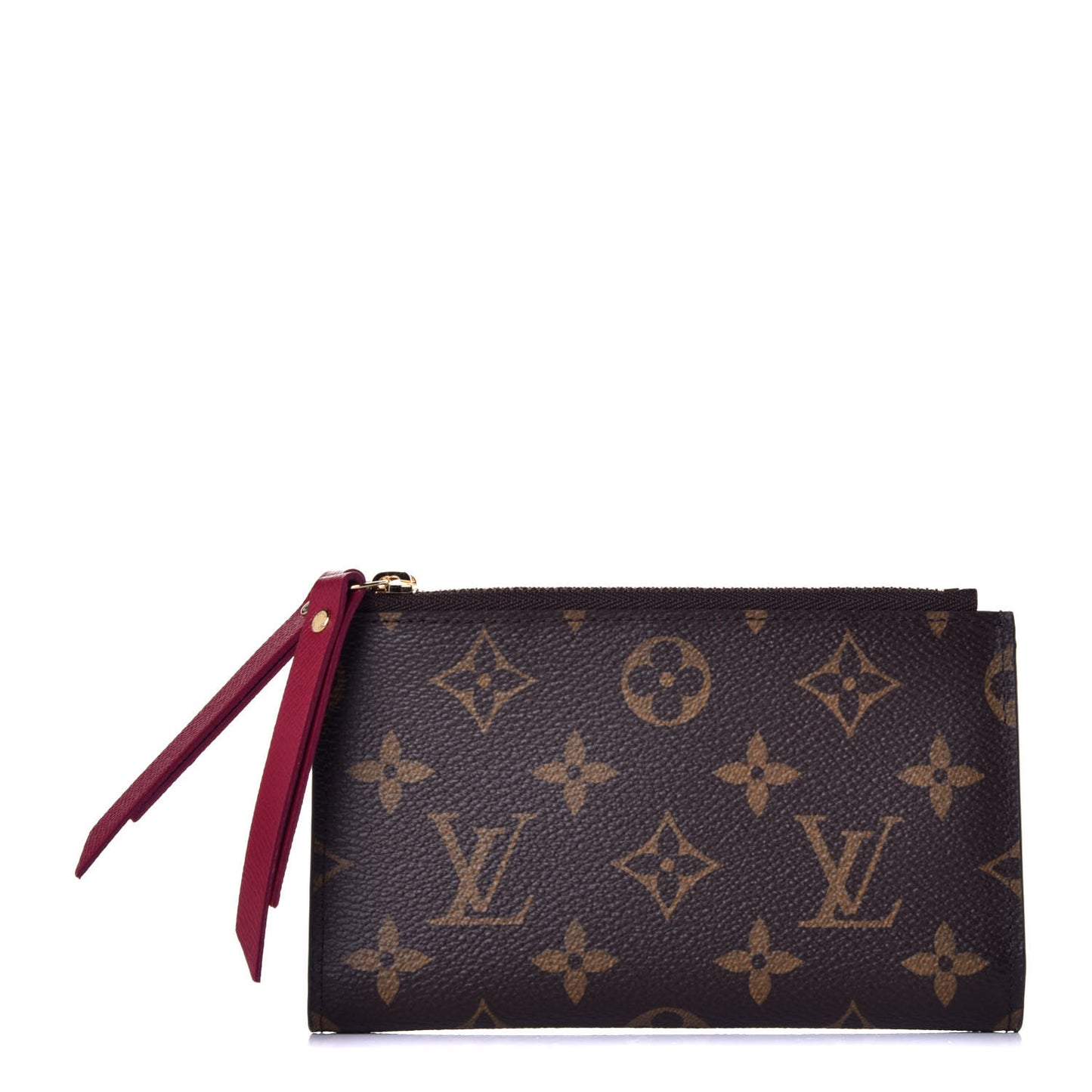 Monogram Adele Compact Wallet Fuchsia
