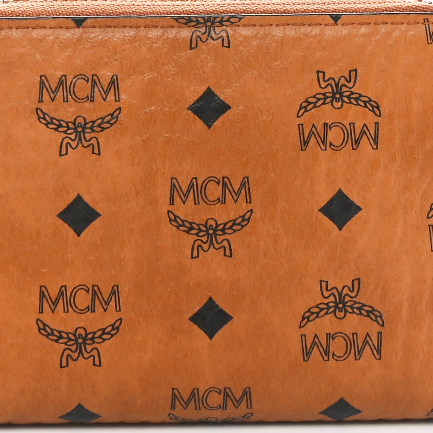 Visetos Small Zip Around Wallet Cognac