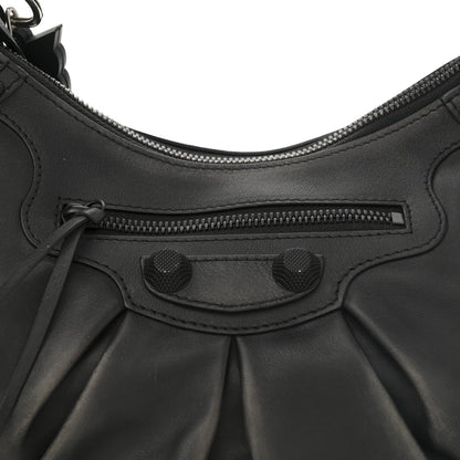Balenciaga Used Calfskin Small Le Cagole Shoulder Bag Black 9 of 13