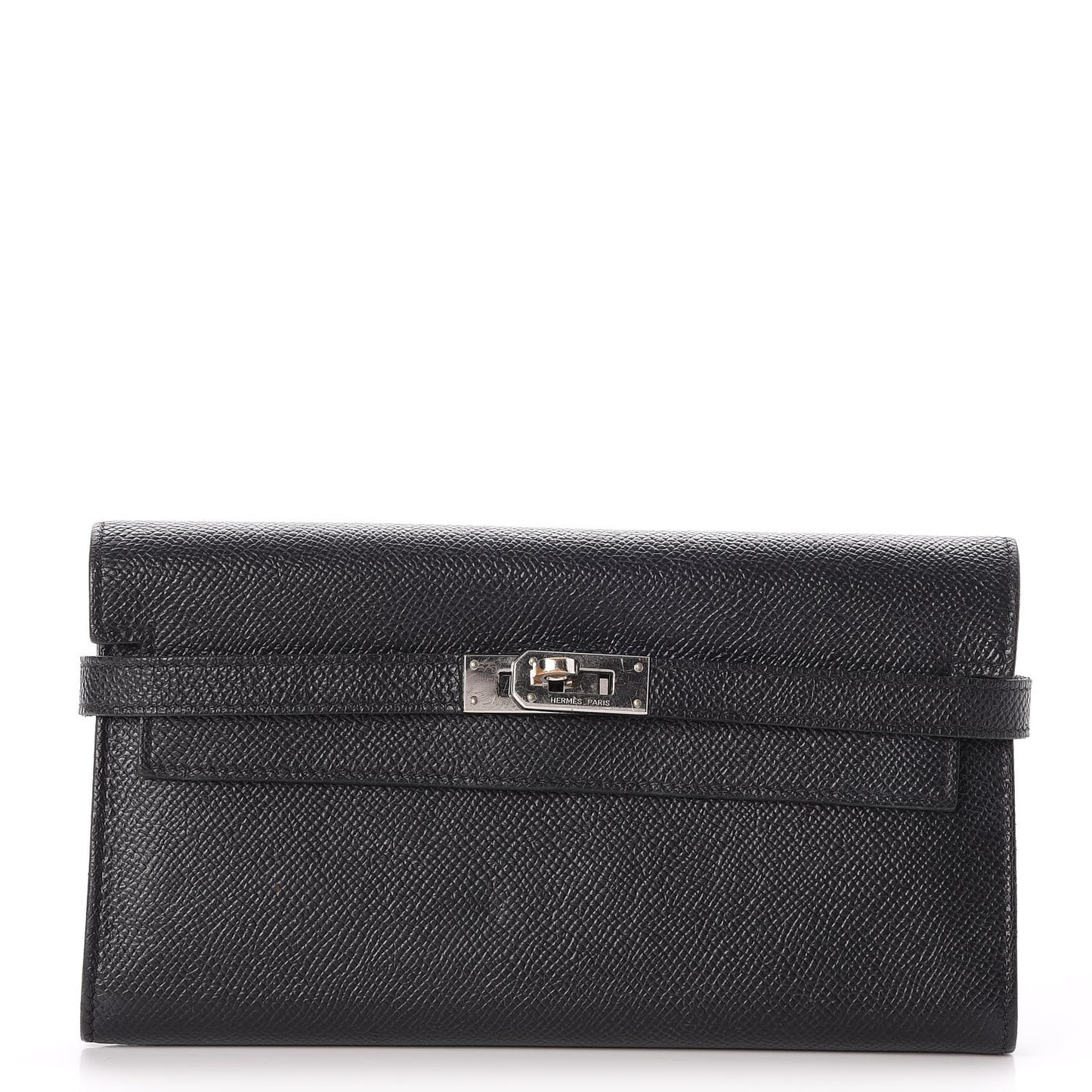 Epsom Kelly Longue Wallet Black