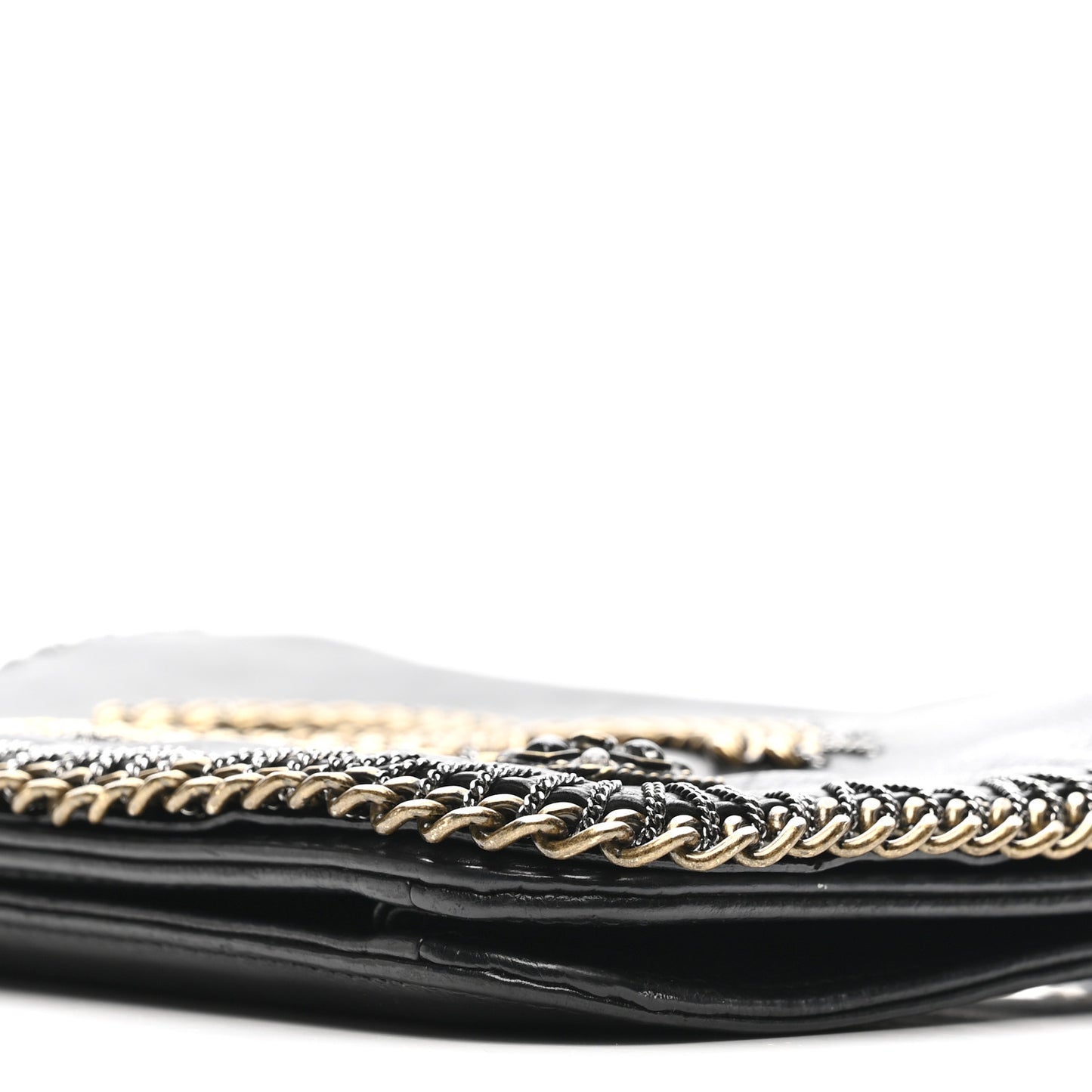 Calfskin Chain CC Byzance Flap Black
