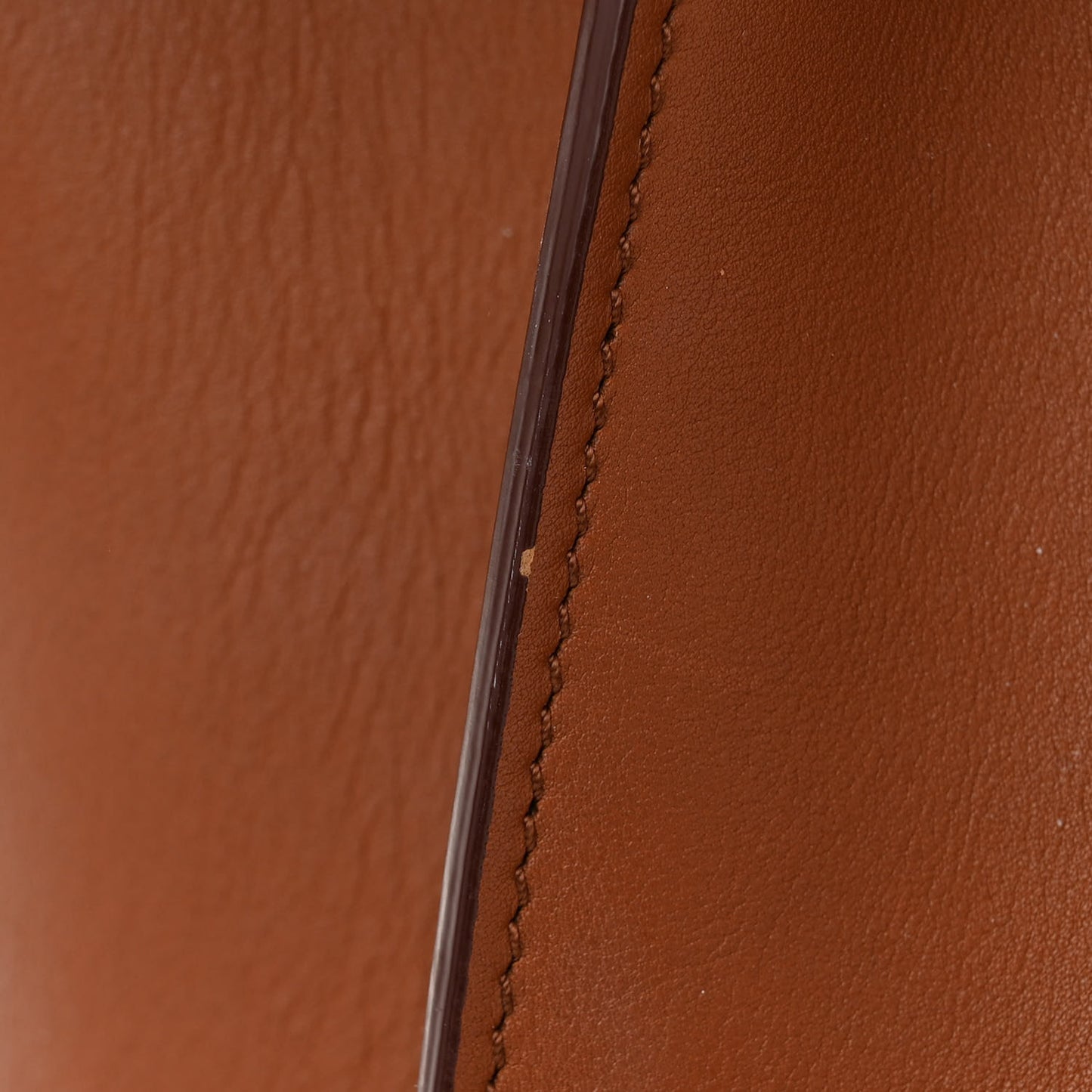 Smooth Calfskin Long Strap Big Bucket Bag Tan