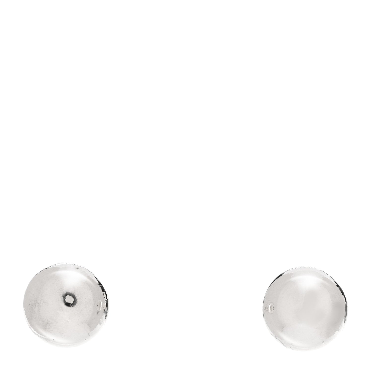 Tiffany Sterling Silver 8mm HardWear Ball Earrings 1 of 4