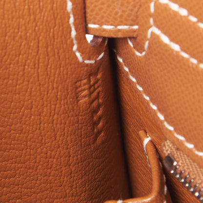 Hermes Madame Calfskin Kelly Sellier 25 Gold 24 of 32