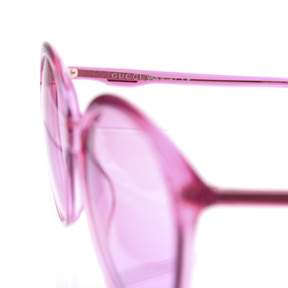 Gucci Acetate GG Sunglasses GG0257S Pink 5 of 8