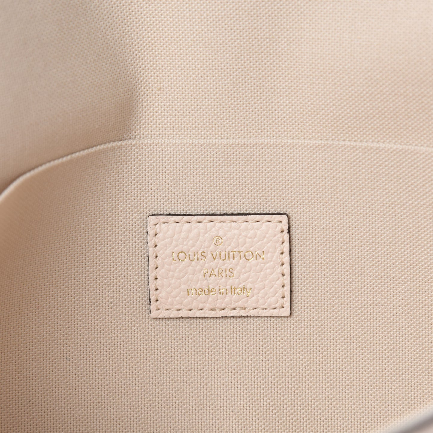 Empreinte Monogram Giant By The Pool Felicie Pochette Chain Wallet Cream Saffron