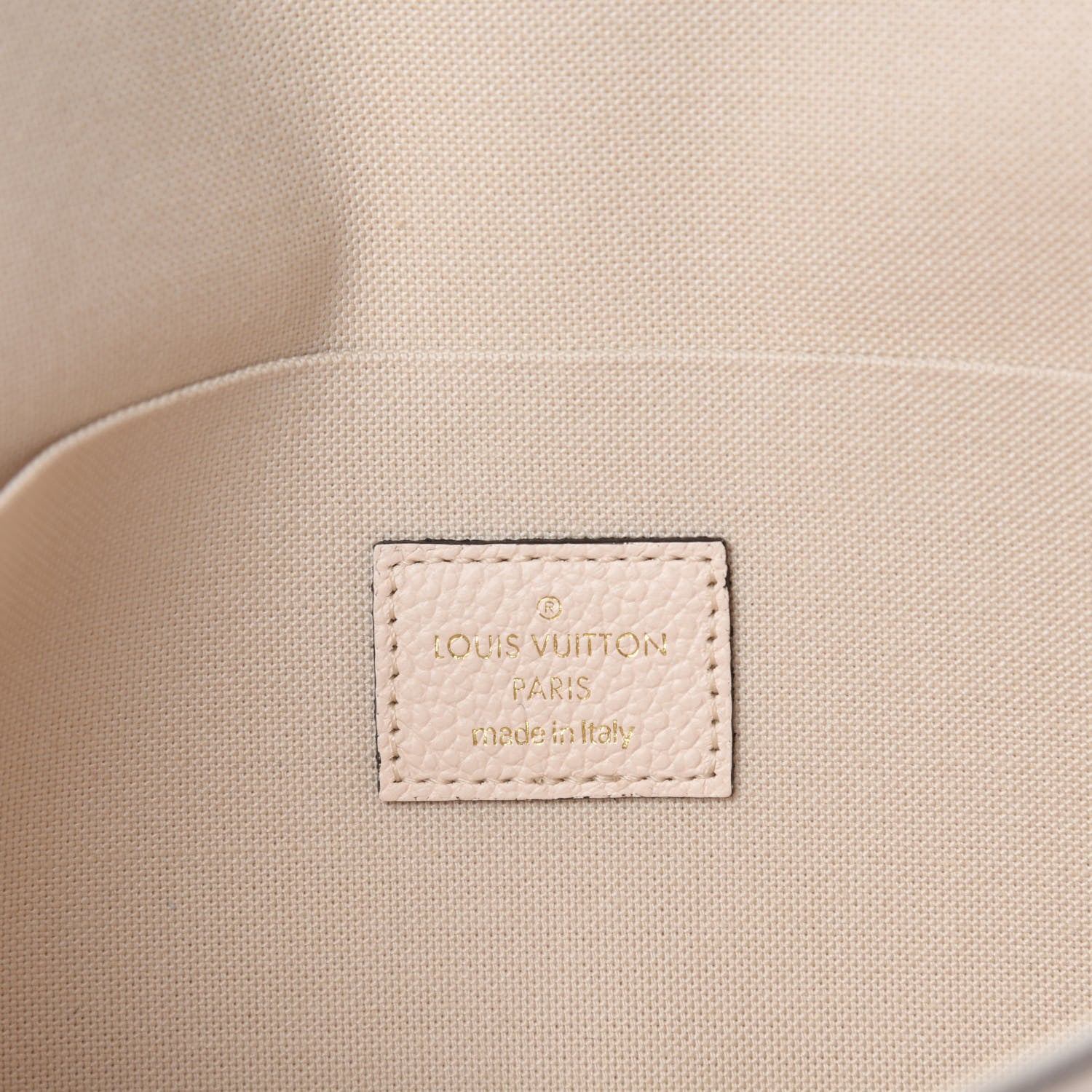 Louis Vuitton Empreinte Monogram Giant By The Pool Felicie Pochette Chain Wallet Cream Saffron 8 of 11