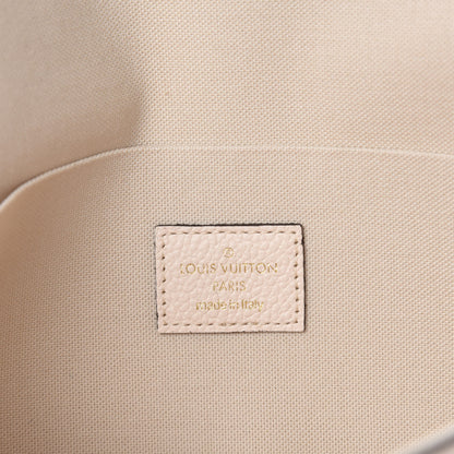 Louis Vuitton Empreinte Monogram Giant By The Pool Felicie Pochette Chain Wallet Cream Saffron 8 of 11