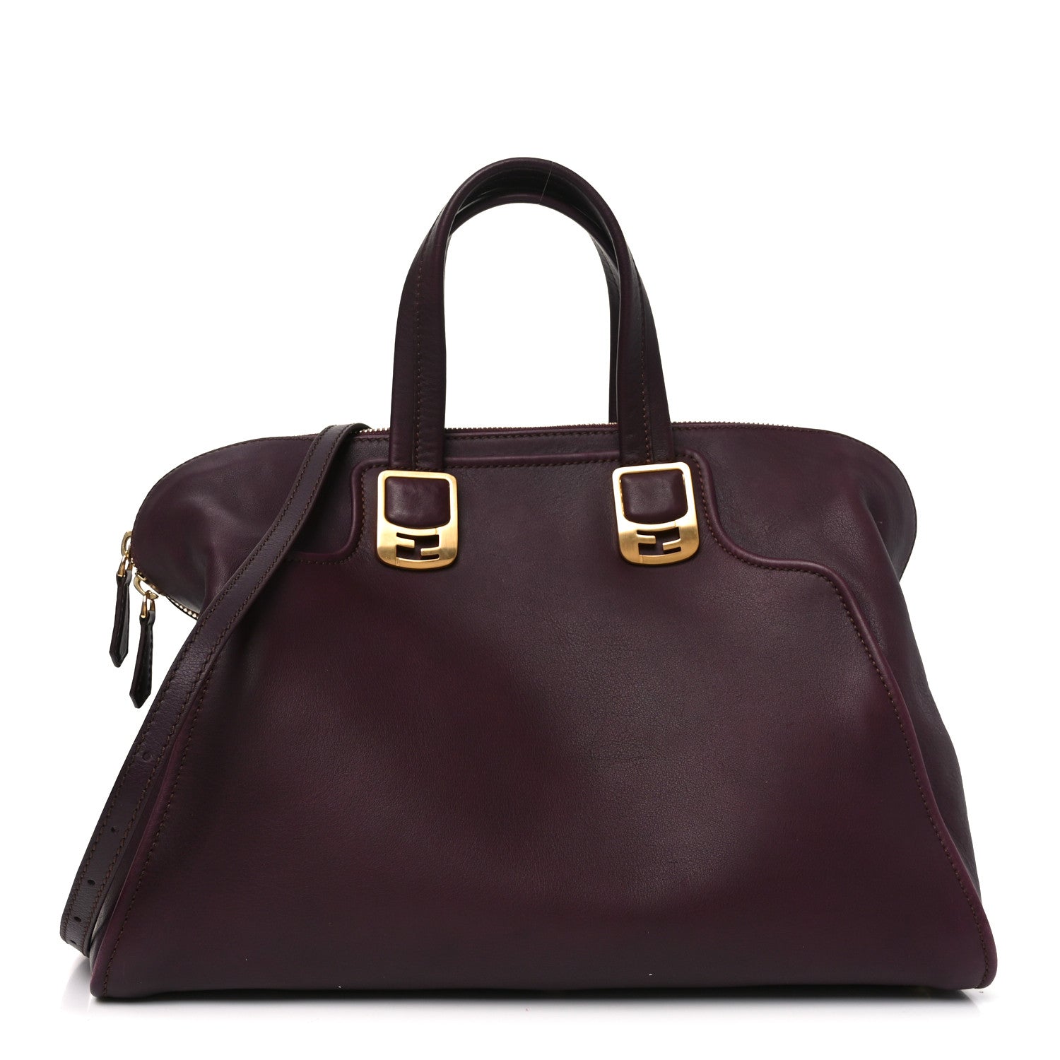 Fendi Vitello Dolce Marmol Large Chameleon Tote Ametista 1 of 10