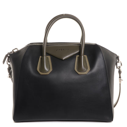 Givenchy Smooth Calfskin Medium Tri-Color Antigona Black Green 1 of 10