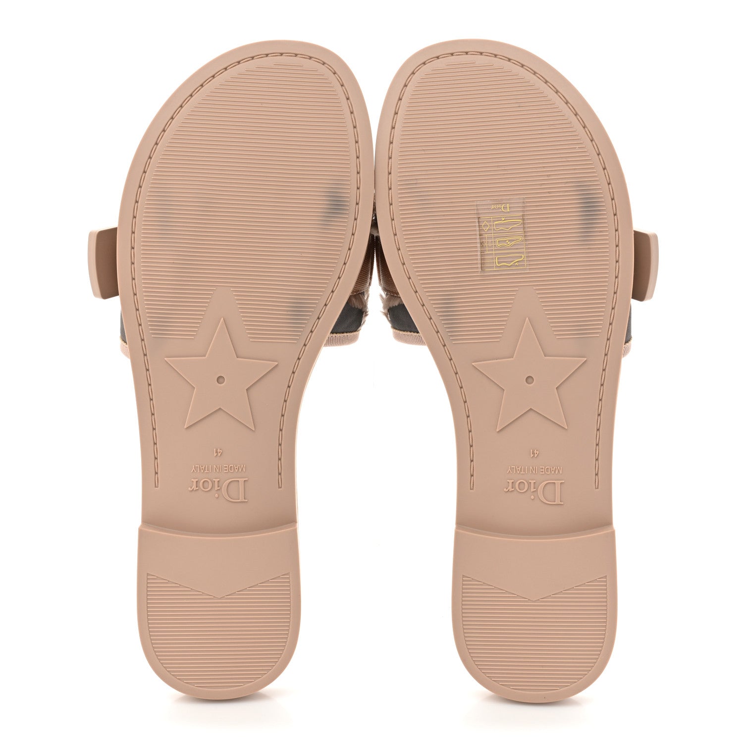 Christian Dior Canvas Nylon Camouflage Dior(e)volution Mule Slide Sandals 41 Nude 5 of 7