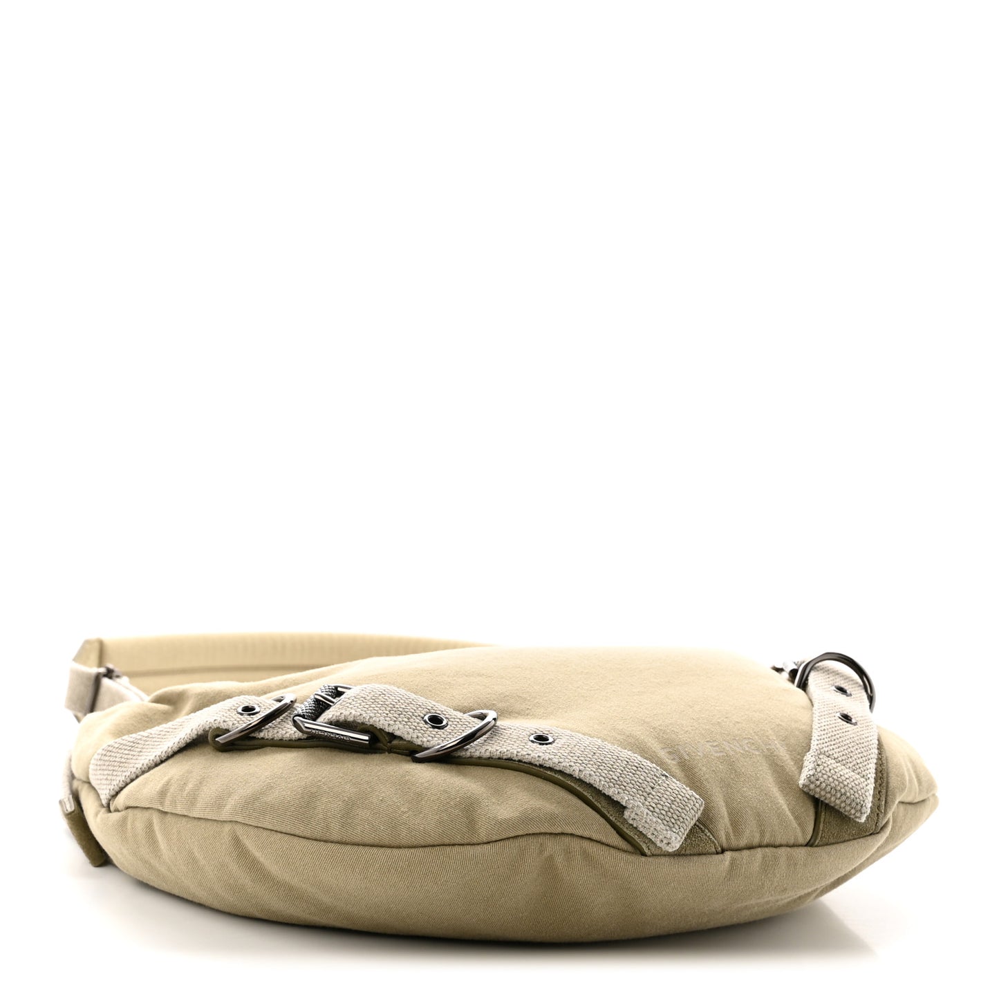 Canvas Voyou Messenger Bag Khaki